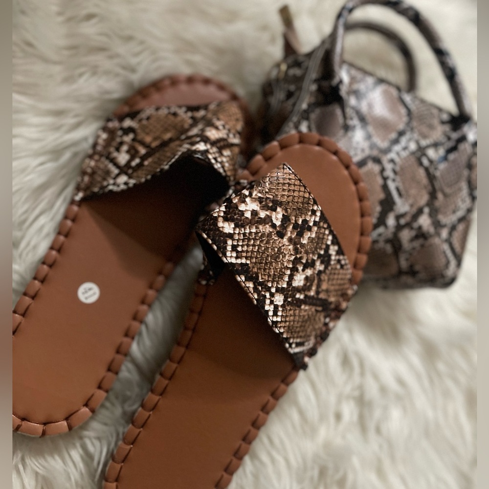 Snakeskin Purse & Skin Set 🩷